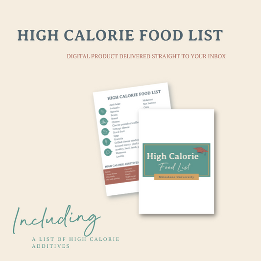 High Calorie Food List